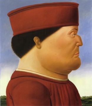 Fernando Botero Painting - Federico da MontefeltroFernando Botero